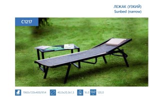 Лежак (узкий) с1217 2